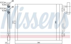 Nissens 94715 - CONDENSADOR PORSCHE 911 (996)(97-05