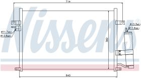 Nissens 94725 - CONDENSADOR DAEWOO NUBIRA(KLAN)(03-