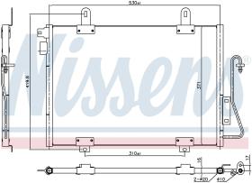 Nissens 94726 - CONDENSADOR DACIA SANDERO I(08-)1.0