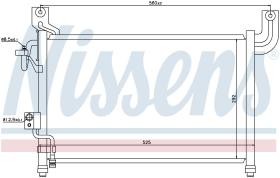 Nissens 94729 - CONDENSADOR MAZDA B-SERIES(UF)(84-)