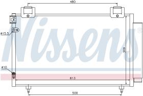 Nissens 94730 - CONDENSADOR TOYOTA AVENSIS(T25#)(03