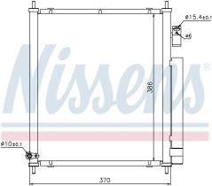 Nissens 94734 - CONDENSADOR HONDA FIT(GD)(02-)1.2 I