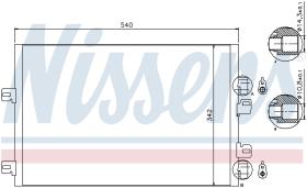 Nissens 94745 - CONDENSADOR RENAULT KANGOO I(98-)1.