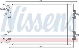 Nissens 94750 - CONDENSADOR RENAULT AVANTIME(01-)2.