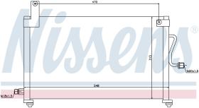 Nissens 94751 - CONDENSADOR DAEWOO MATIZ(KLYA)(98-)