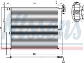 Nissens 94761 - CONDENSADOR BMW X3 E83(04-)X3 2.5SI