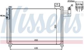 Nissens 94766 - CONDENSADOR MAZDA 323 VIII(BJ)(98-)