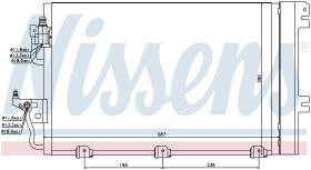 Nissens 94767 - CONDENSADOR VAUXHALL ASTRA H(04-)1.