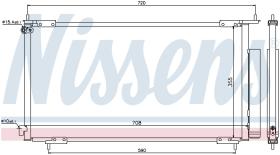 Nissens 94772 - CONDENSADOR HONDA CR-V(RD)(02-)2.0