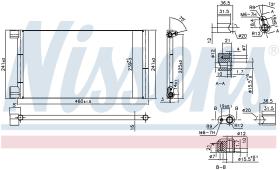 Nissens 94785 - CONDENSADOR FIAT SEICENTO(187)(98-)