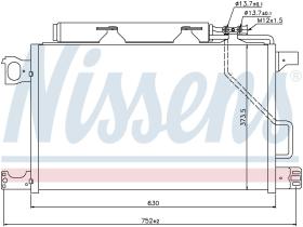 Nissens 94794 - CONDENSADOR MERCEDES CLK-CLASS W 20