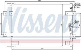 Nissens 94821 - CONDENSADOR KIA K-SERIE (04-) 2.5 T