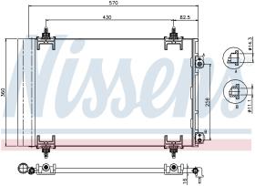 Nissens 94826 - CONDENSADOR CITROEN C4(B7)(10-)1.4