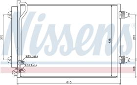 Nissens 94831 - CONDENSADOR VOLKSWAGEN PASSAT CC(35