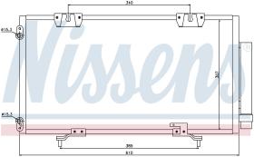 Nissens 94833 - CONDENSADOR TOYOTA AVENSIS(T22#)(97