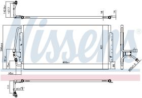 Nissens 94843 - CONDENSADOR PONTIAC TRANS SPORT II