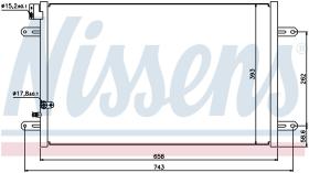 Nissens 94854 - CONDENSADOR AUDI A 6 ALLROAD(C6)(06