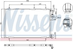  94855 - CONDENSADOR PEUGEOT 206+(TE3)(09-)1