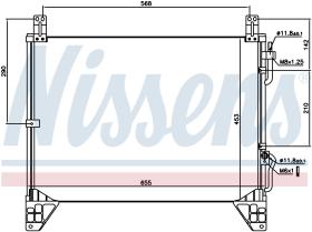 Nissens 94861 - CONDENSADOR SSANG YONG REXTON(02-)2