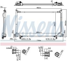 Nissens 94863 - CONDENSADOR NISSAN TERRANO II(R50)(