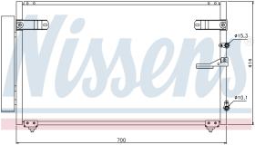 Nissens 94867 - CONDENSADOR LEXUS SC(UZZ40)(01-)430