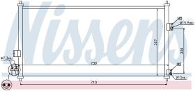 Nissens 94889 - CONDENSADOR NISSAN ALMERA TINO(V10)