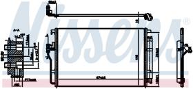 Nissens 94917 - CONDENSADOR MERCEDES-BEIJING SPRINT