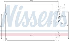 Nissens 94931 - CONDENSADOR JEEP COMMANDER(XK)(05-)