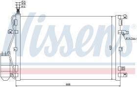 Nissens 94937 - CONDENSADOR VOLVO XC 90 I(02-)2.5 T