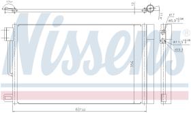 Nissens 94973 - CONDENSADOR ALFA ROMEO 4C(960)(13-)