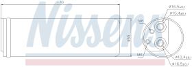 Nissens 95321 - FILTRO A/C OPEL COMBO(00-)1.2 I 16V