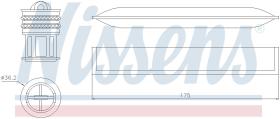 Nissens 95456 - FILTRO A/C FIAT PUNTO GRANDE (05-)