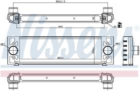 Nissens 96066 - INTERCOOLER FORD TRANSIT(TT9)(06-)2