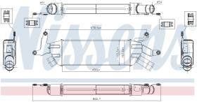 Nissens 96086 - INTERCOOLER PEUGEOT 4007(GP)(07-)2.