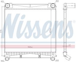 Nissens 961140 - INTERCOOLER RANGE ROVER III(LM)(02-