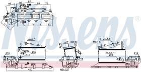 Nissens 961181 - INTERCOOLER VOLKSWAGEN PASSAT B8(3G