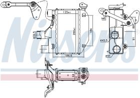 Nissens 96164 - INTERCOOLER TOYOTA COROLLA(E12#.E13