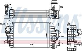  96197 - INTERCOOLER OPEL MERIVA B(10-)1.7 C