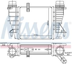  96363 - INTERCOOLER RENAULT CLIO III(05-)1.