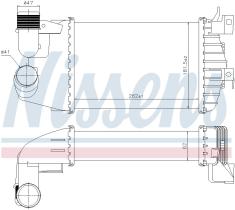  96370 - INTERCOOLER VAUXHALL ASTRA H(04-)1.
