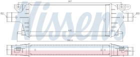  96484 - INTERCOOLER FIAT SEDICI(06-)2.0 JTD