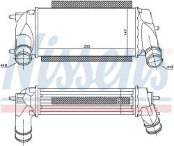 Nissens 96498 - INTERCOOLER FORD TRANSIT/TOURNEO CO