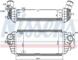  96538 - INTERCOOLER HYUNDAI I40(VF)(11-)1.7