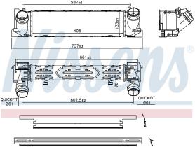  96552 - INTERCOOLER BMW-BRILLIANCE 3 F30 31