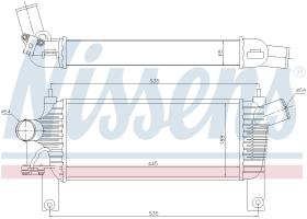  96622 - INTERCOOLER NISSAN NAVARA II(D40)(0