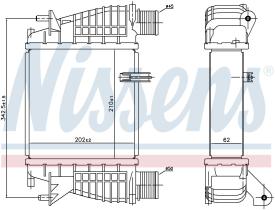  96645 - INTERCOOLER RENAULT CLIO III(05-)1.
