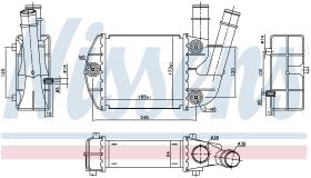  96673 - INTERCOOLER FIAT PANDA(169)(03-)1.3