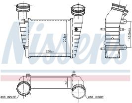 Nissens 96680 - INTERCOOLER VOLKSWAGEN PASSAT B5.5(