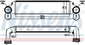  96723 - INTERCOOLER BMW X3 E83(04-)X3 3.0D