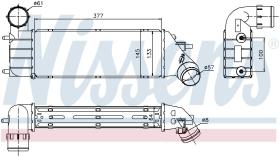  96766 - INTERCOOLER PEUGEOT 807(E)(02-)2.0